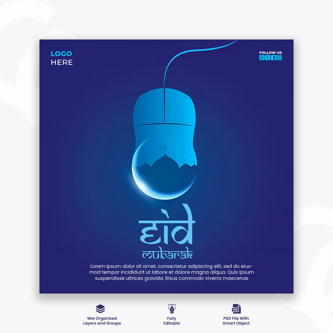 Ramadan Kareem traditional islamic festival religious social media banner