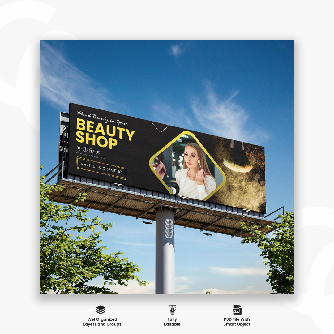 Beauty parlor banner design