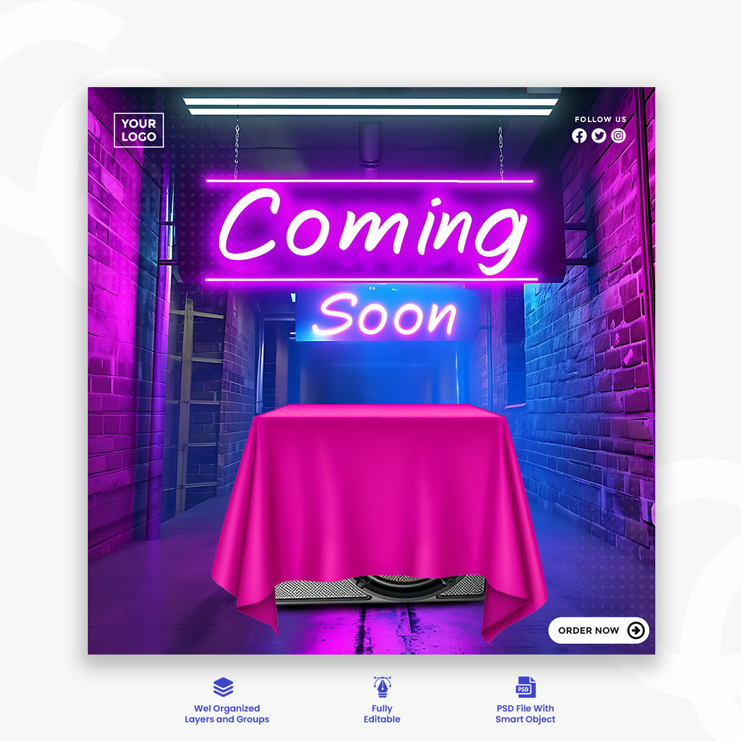 Something big is coming soon social media post