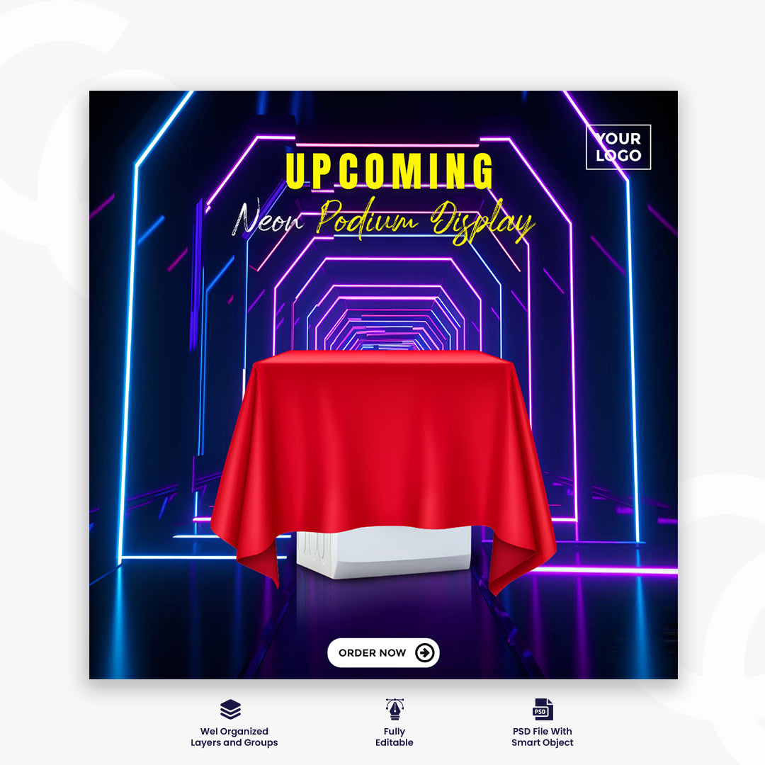 Super upcoming special discount social media banner and instagram post template design
