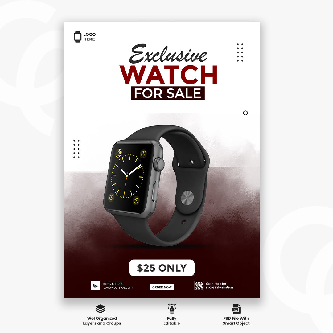 Mega sale flyer template